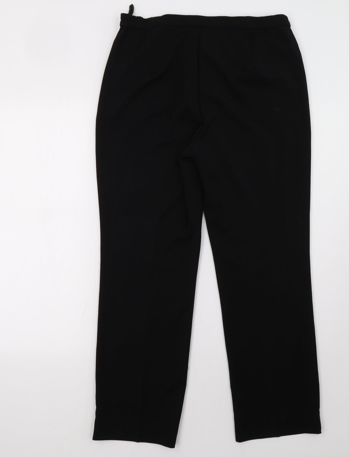Womens UK Size 12 Marks and Spencer Regular Fit  Black Trousers