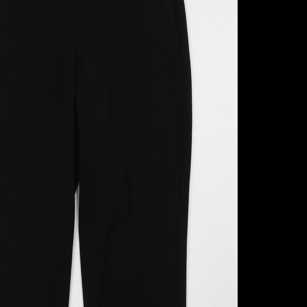 Womens UK Size 12 Marks and Spencer Regular Fit  Black Trousers