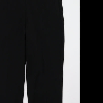 Womens UK Size 12 Marks and Spencer Regular Fit  Black Trousers