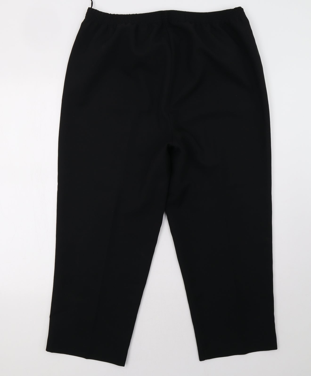 BM Womens Black   Trousers  Size 16 L30 in