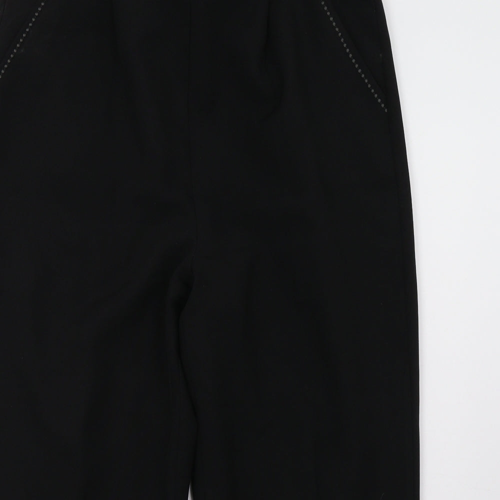 BM Womens Black   Trousers  Size 16 L30 in
