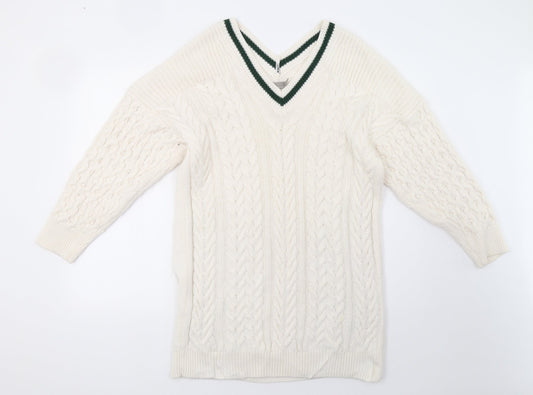 ASOS Womens White  Knit A-Line  Size 10