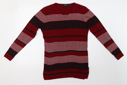 Womens UK Size M EWM Red Pullover Sweatshirt