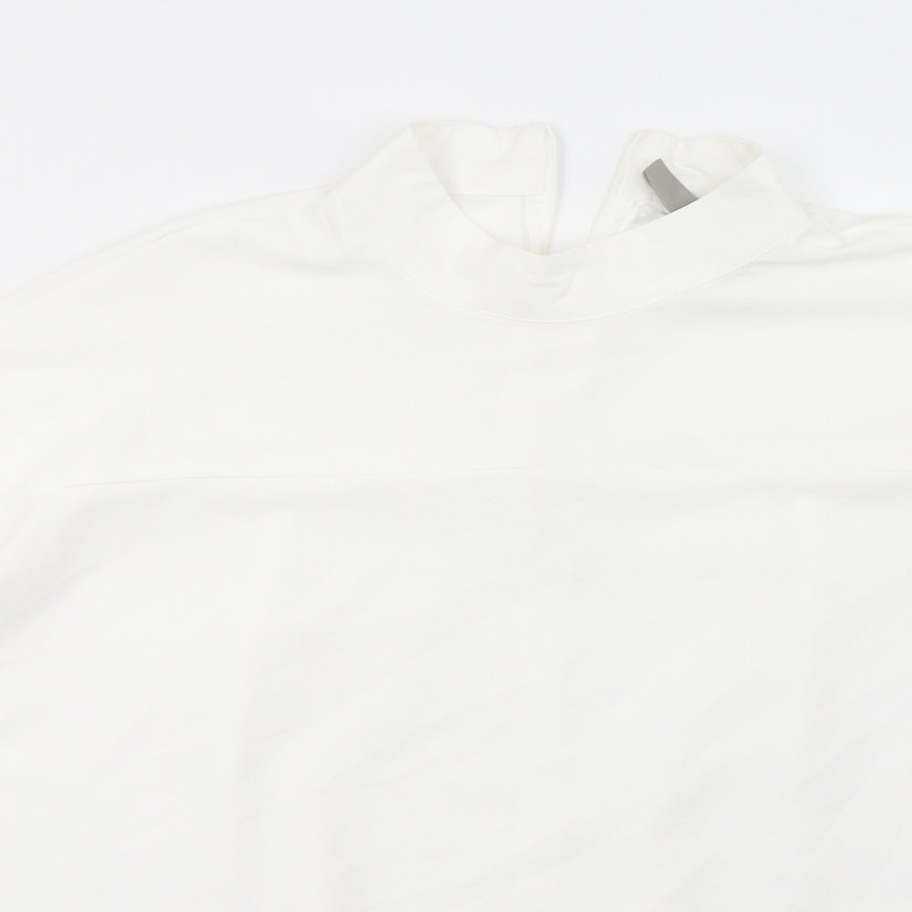 Womens UK Size 8 ASOS White Basic Blouse