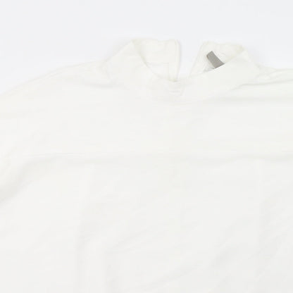 Womens UK Size 8 ASOS White Basic Blouse