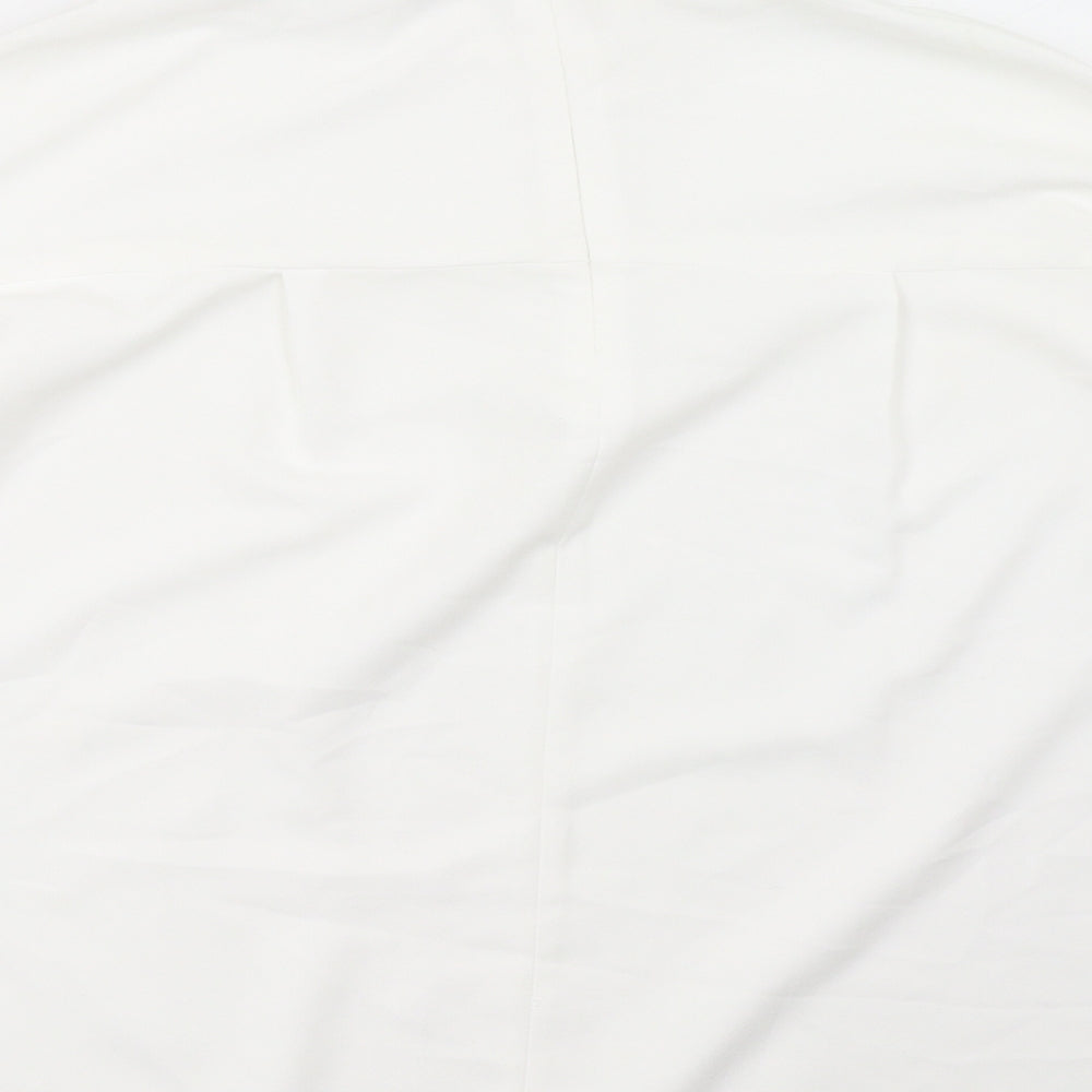 Womens UK Size 8 ASOS White Basic Blouse