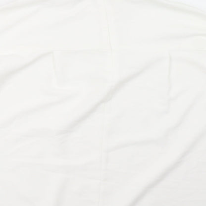 Womens UK Size 8 ASOS White Basic Blouse