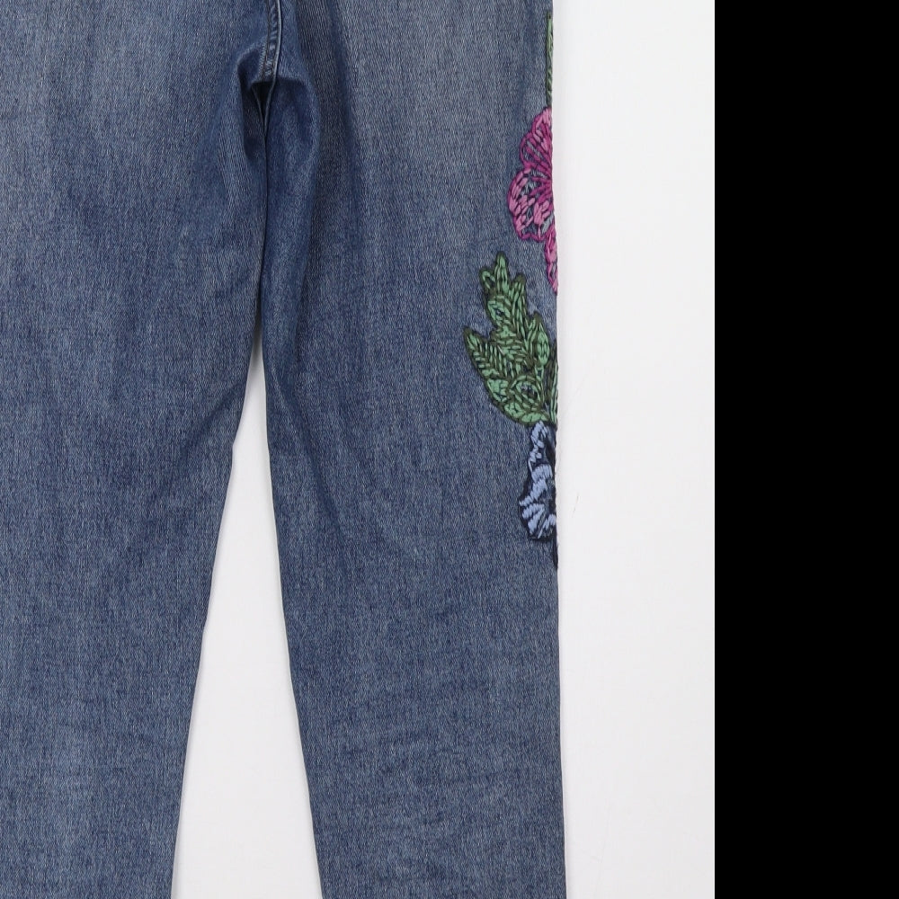 Sainsburys Womens Blue   Straight Jeans Size 8 L29 in