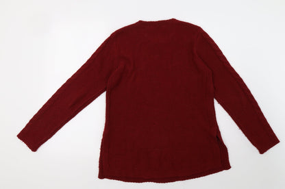 Oasis Womens Red   Pullover Sweatshirt Size S