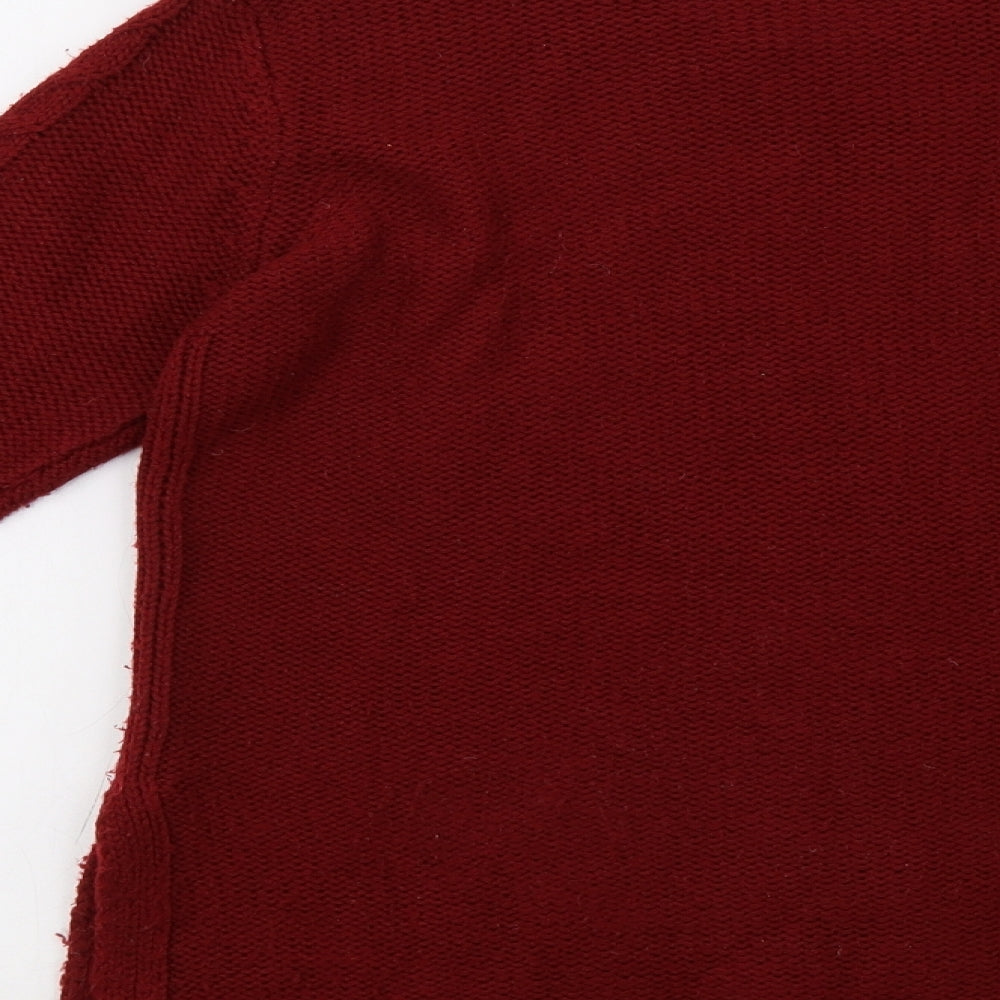 Oasis Womens Red   Pullover Sweatshirt Size S