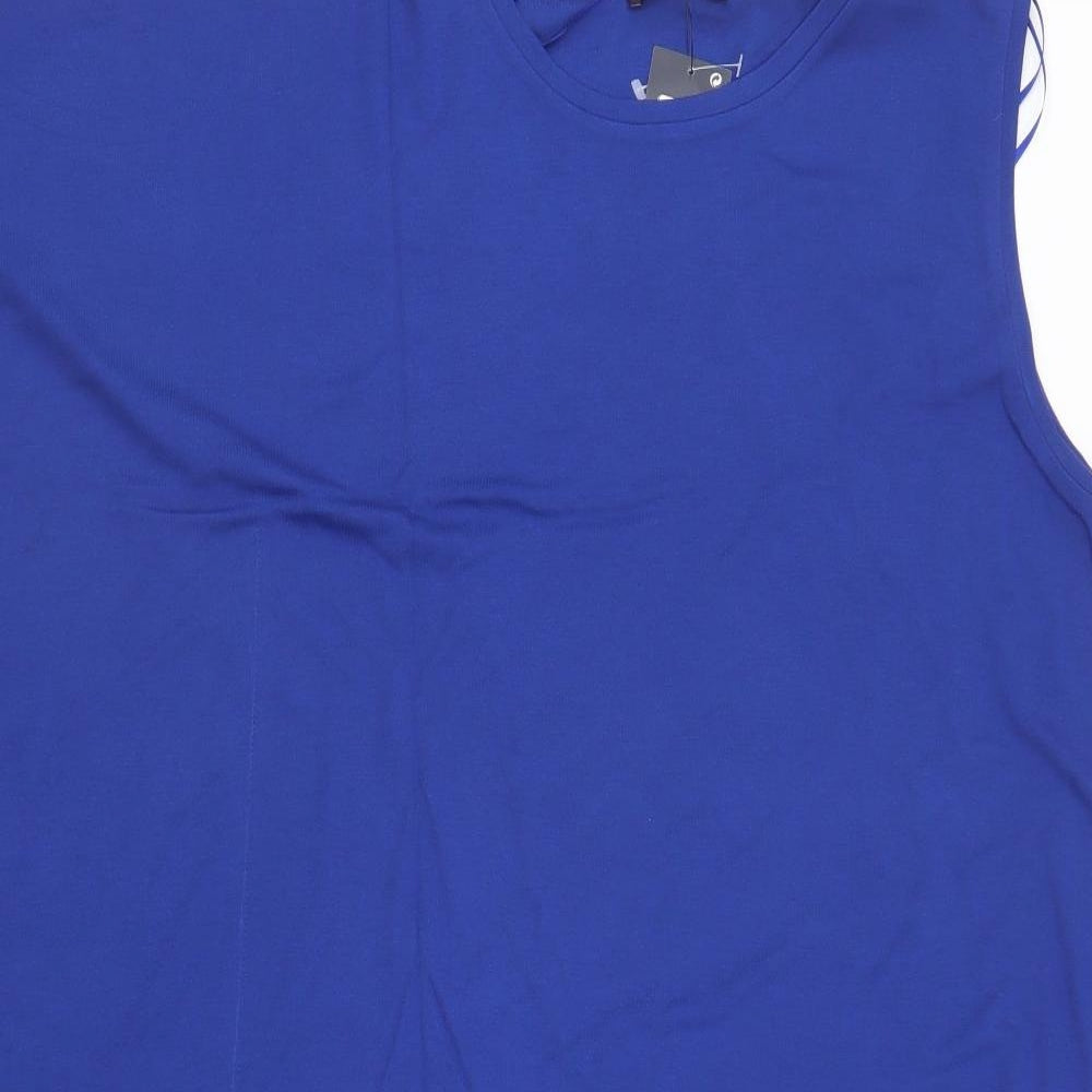 M&S Womens Blue   Basic Blouse Size 12