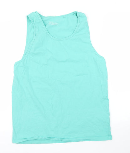 Womens UK Size M NEXT Green Basic Tank