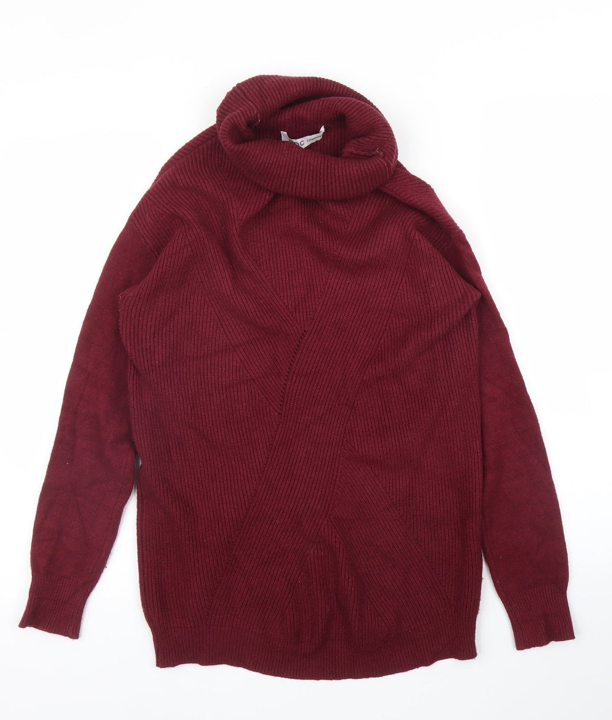 Additional front view of LYDC women’s purple jumper, size M