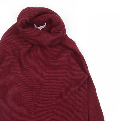 Close-up detail of LYDC women’s purple jumper, size M