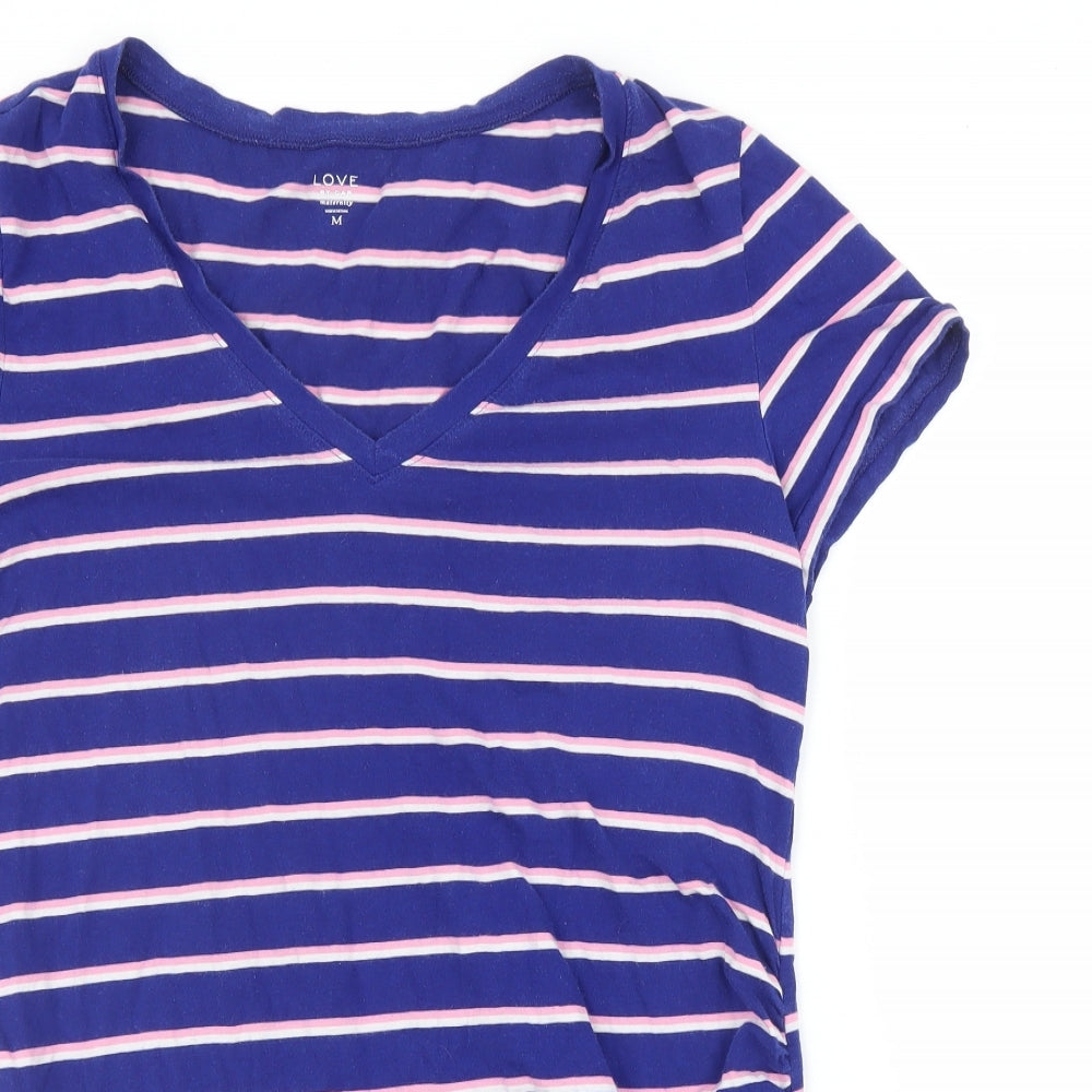 Womens UK Size M Gap Blue Tunic T-Shirt