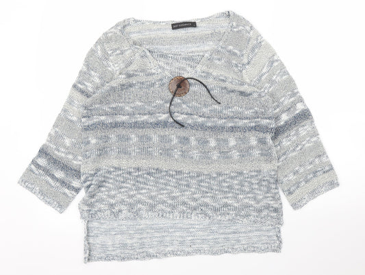 Just Elegance Womens Blue   Pullover Jumper Size S