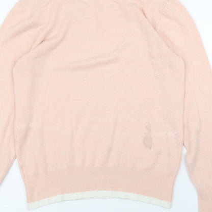 Womens UK Size 14 Roman Pink Pullover Jumper