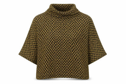 Womens UK Size One Size Preworn Yellow Pullover Jumper