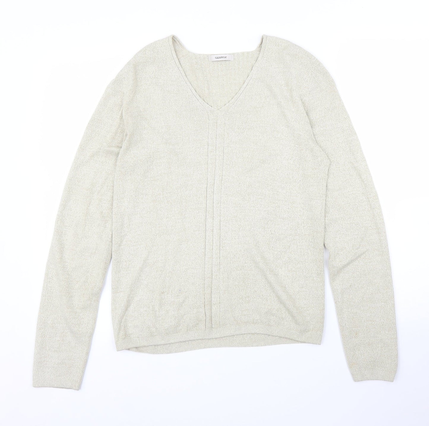 George Womens Beige   Pullover Jumper Size 14