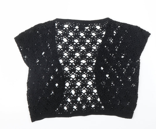 Womens UK Size M NEXT Black Cardigan Jumper