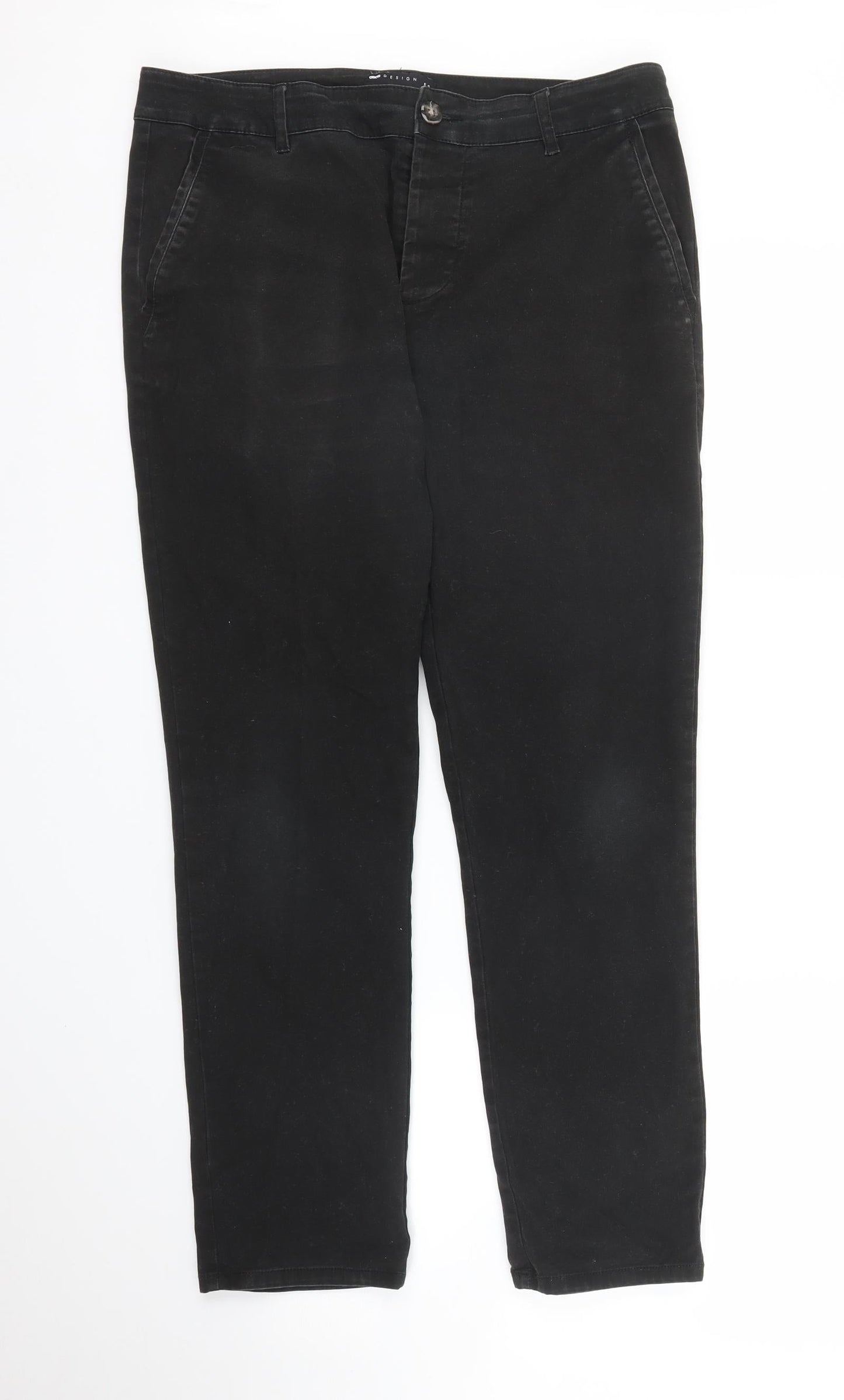 ASOS Womens Black   Straight Jeans Size 33 in L30 in