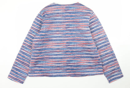 Anna De Lancay Womens Blue   Jacket Blazer Size L  - Chanel jacket