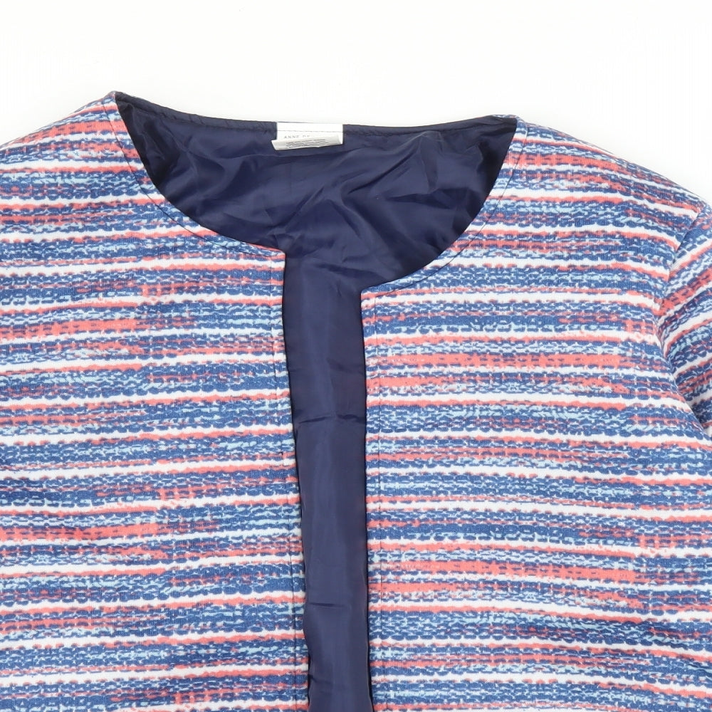 Anna De Lancay Womens Blue   Jacket Blazer Size L  - Chanel jacket