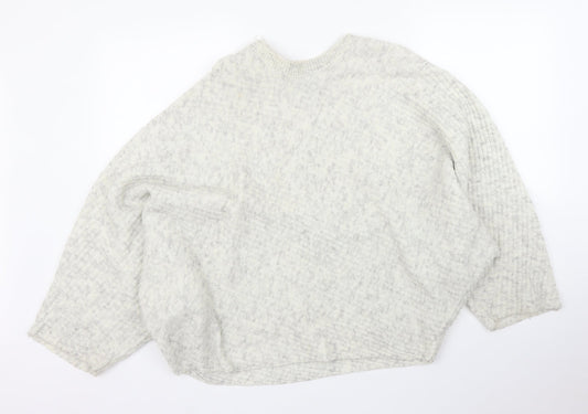 Womens UK Size M New Look Beige Pullover Jumper