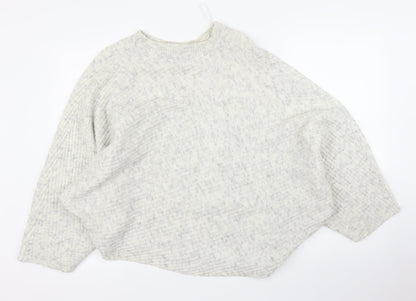 Womens UK Size M New Look Beige Pullover Jumper