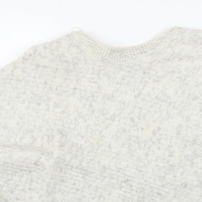 Womens UK Size M New Look Beige Pullover Jumper