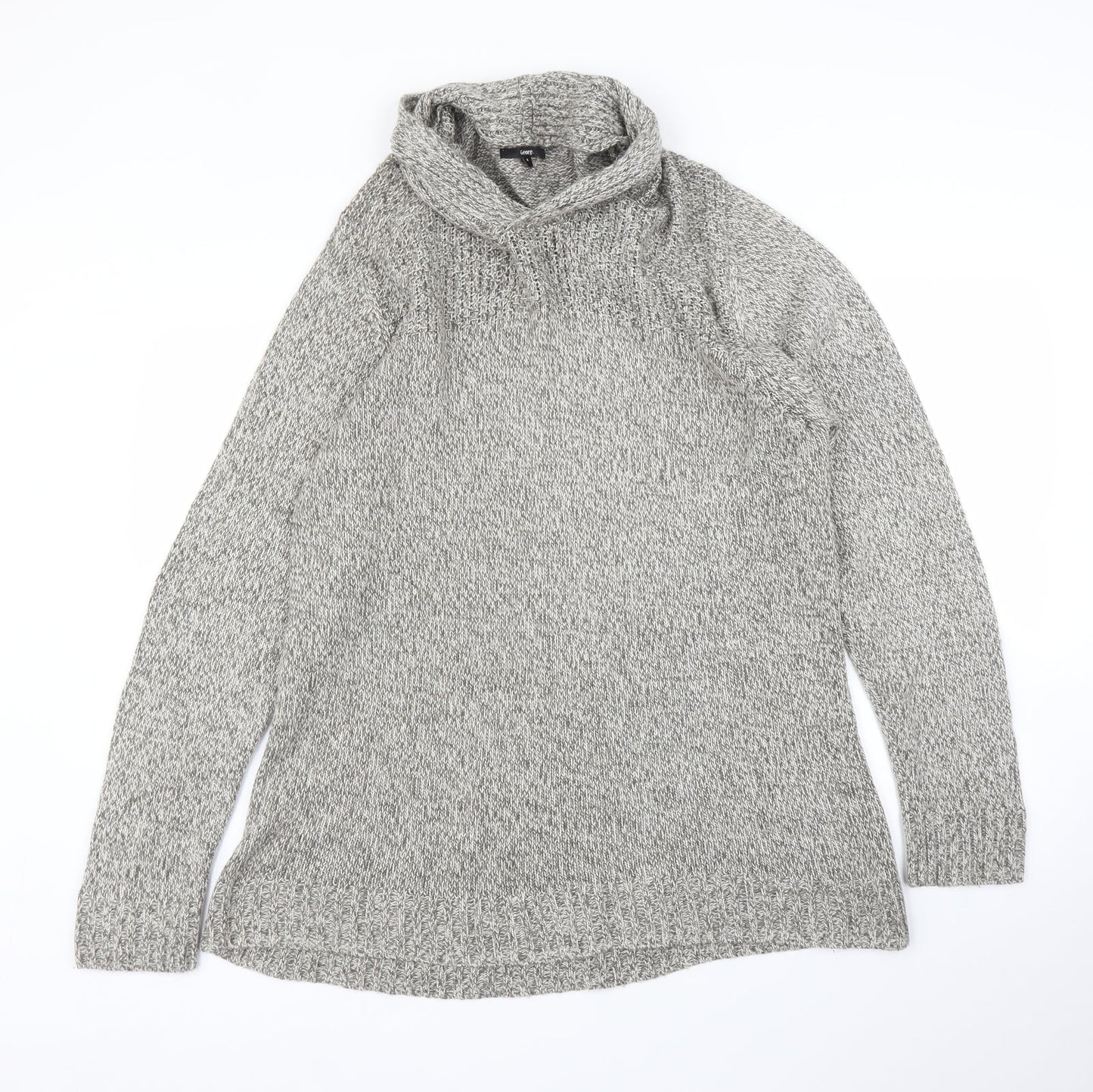 George Womens Grey   Tunic Jumper Size M