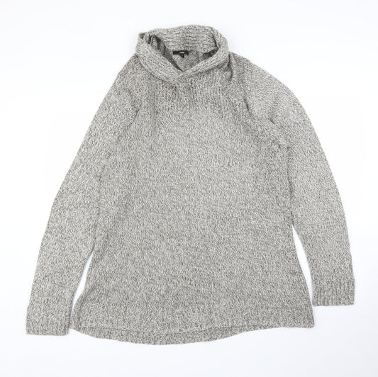 George Womens Grey   Tunic Jumper Size M