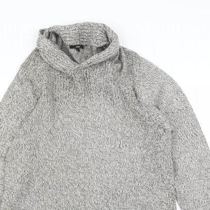 George Womens Grey   Tunic Jumper Size M