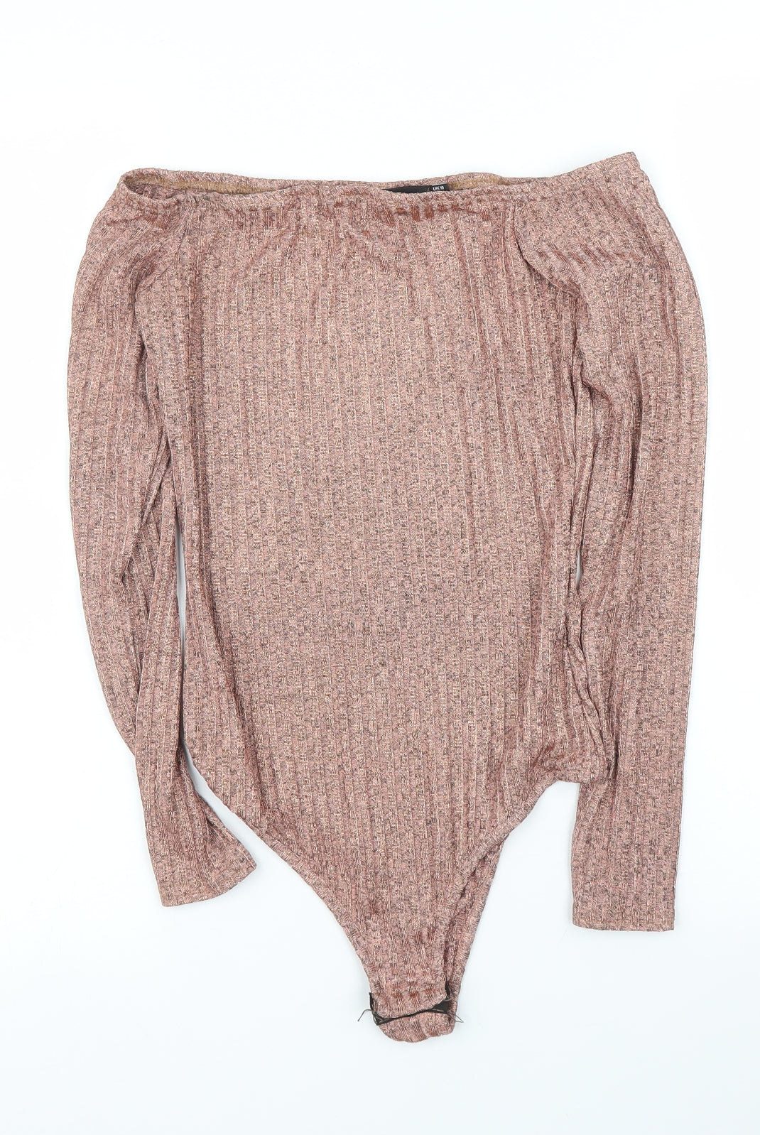 PRETTYLITTLETHING Womens Pink   Leotard One-Piece Size 10