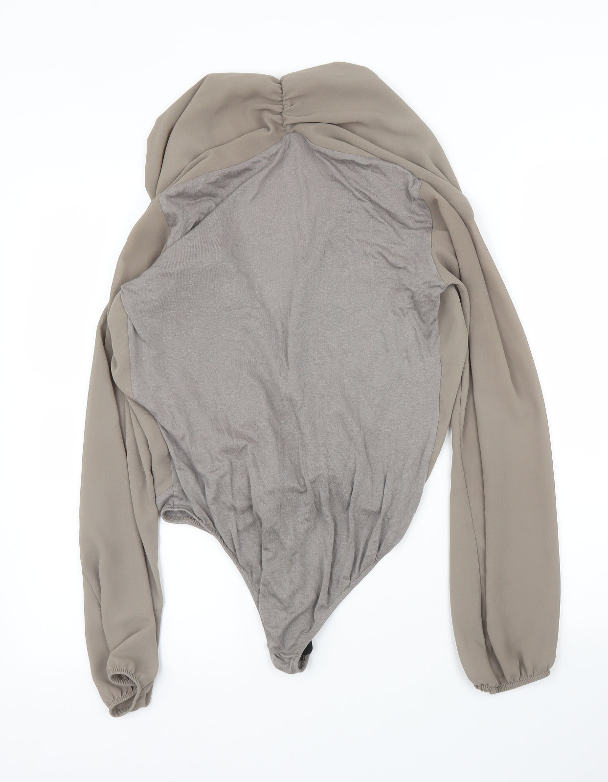 Boohoo Womens Grey   Leotard One-Piece Size 12