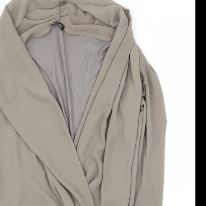 Boohoo Womens Grey   Leotard One-Piece Size 12