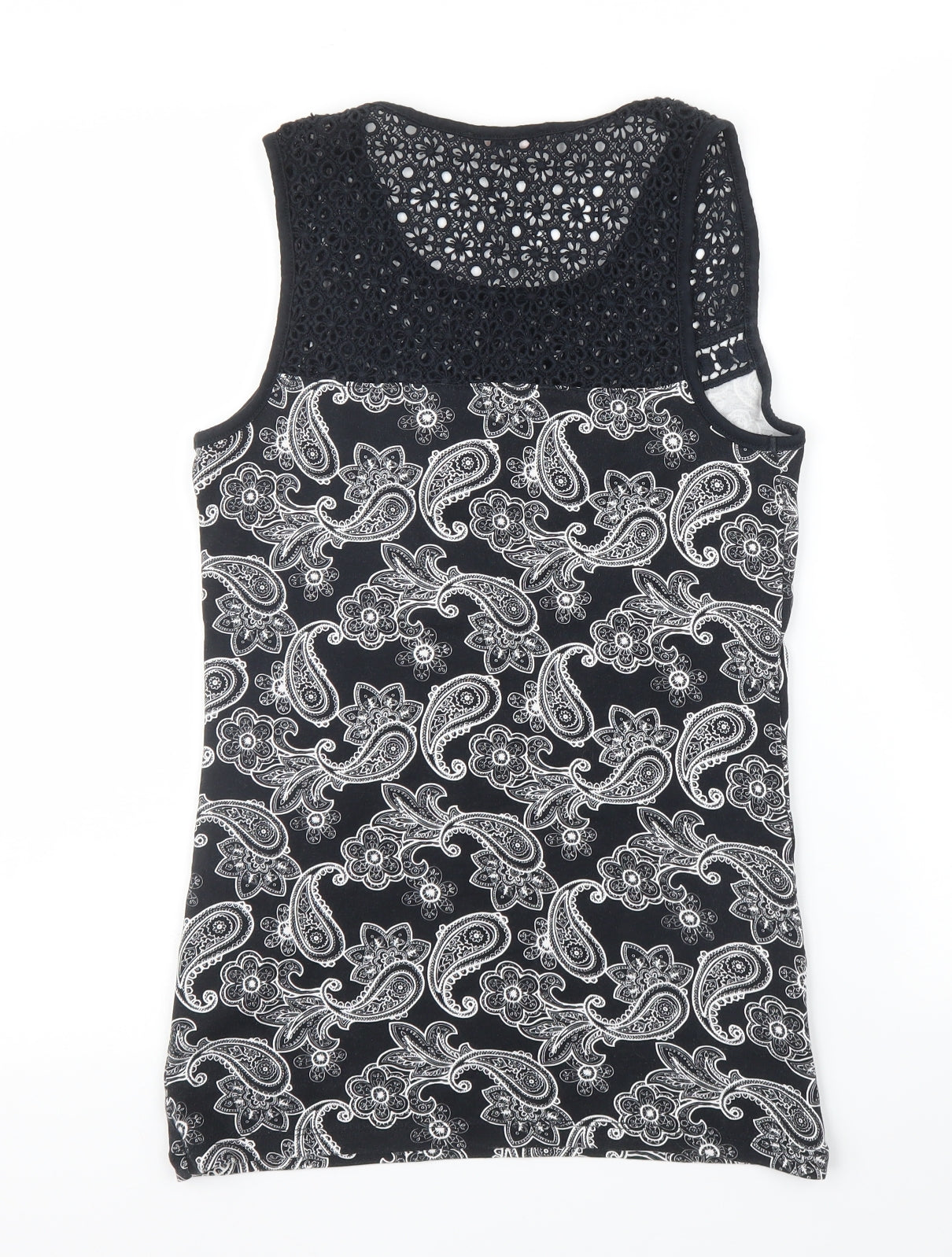Womens UK Size 10 TU Black Basic Blouse