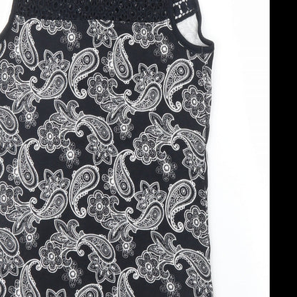 Womens UK Size 10 TU Black Basic Blouse