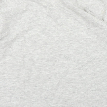 Debenhams Womens Grey   Basic T-Shirt Size 8  - PJ top