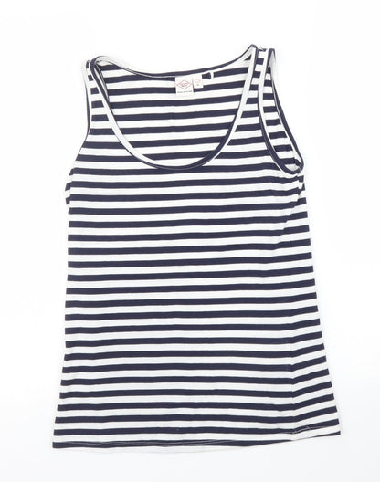 Lee Cooper Womens Blue Striped  Basic Tank Size 10