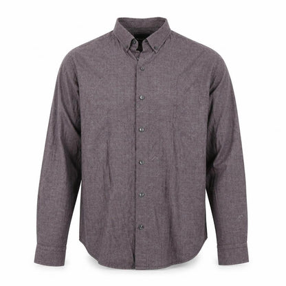 Mens UK Size L Remus Uomo Purple  Button-Up Long Sleeve Casual Shirt