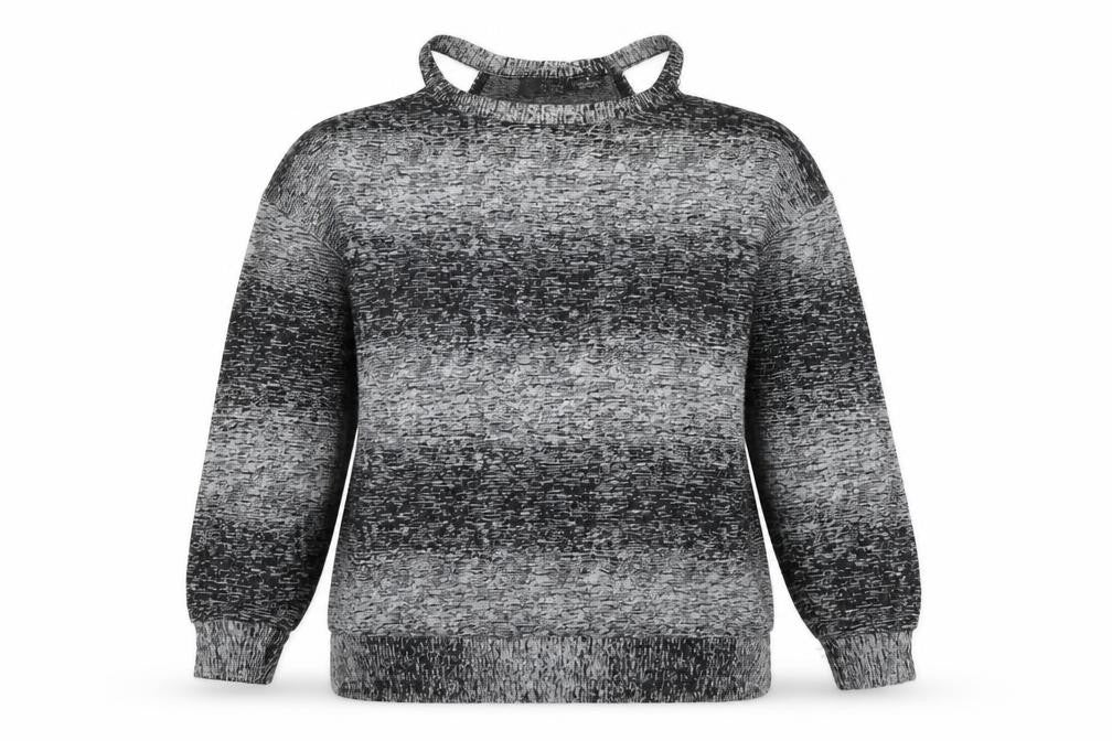 Womens UK Size S Sparkle & Fade Grey Pullover Jumper