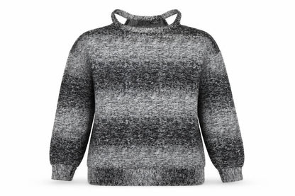 Womens UK Size S Sparkle & Fade Grey Pullover Jumper