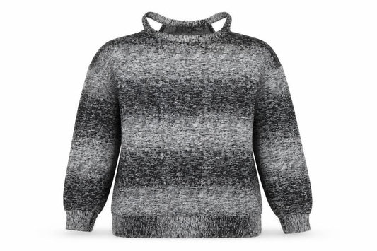 Womens UK Size S Sparkle & Fade Grey Pullover Jumper