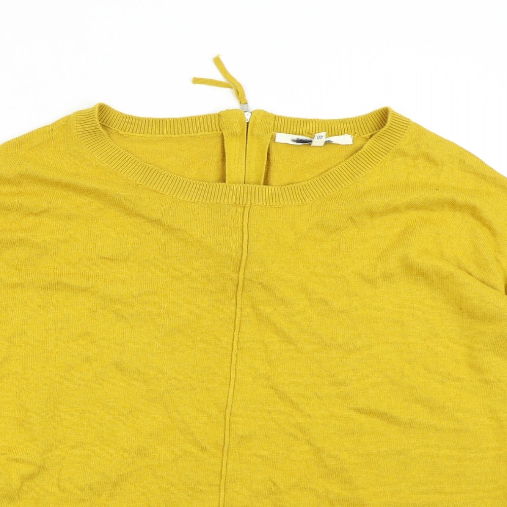El Corte Inglés Womens Yellow  Knit Pullover Jumper Size 12