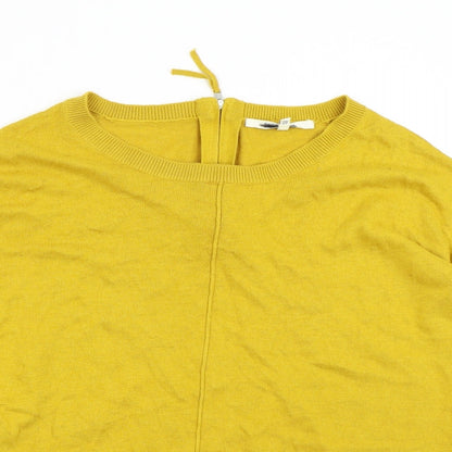 El Corte Inglés Womens Yellow  Knit Pullover Jumper Size 12