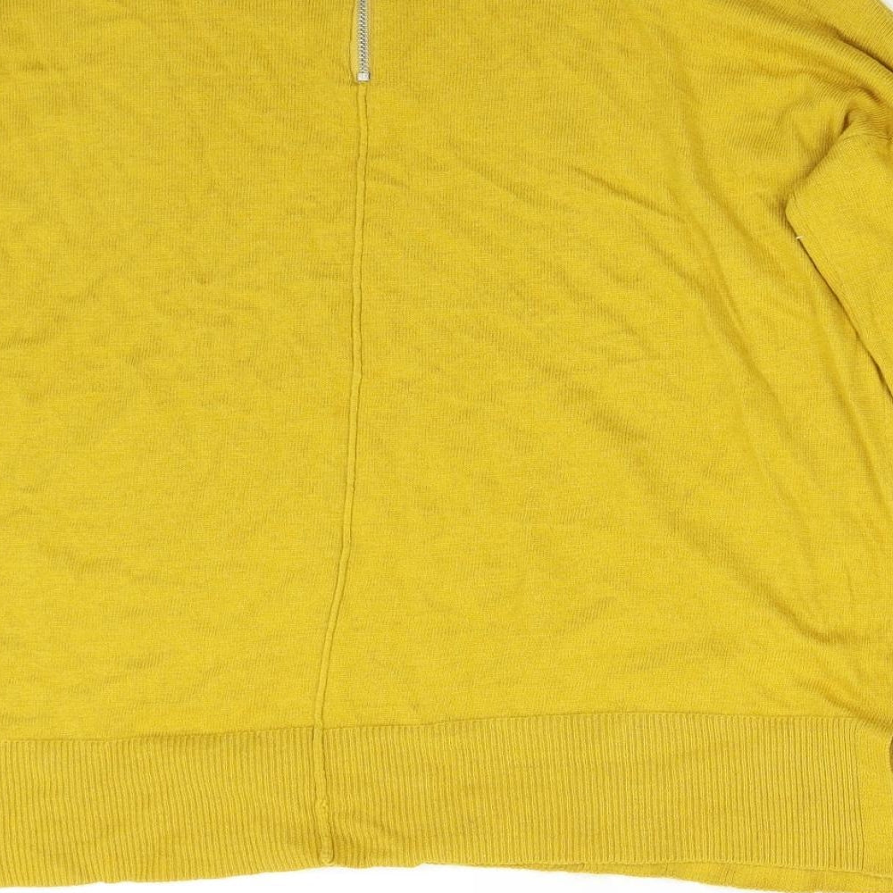 El Corte Inglés Womens Yellow  Knit Pullover Jumper Size 12