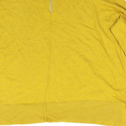 El Corte Inglés Womens Yellow  Knit Pullover Jumper Size 12