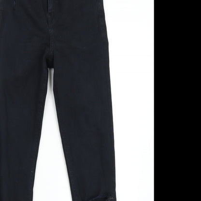 Topshop Womens Black  Denim Skinny Jeans Size 25 L26 in