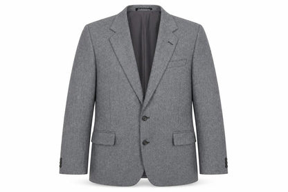 Front view of Harbarry men’s grey jacket suit jacket, size 42